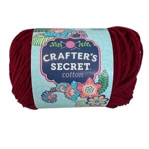 Hobby Lobby Crafter's Secret 30 Bordeaux Cotton 2.5 oz 120 Yards
